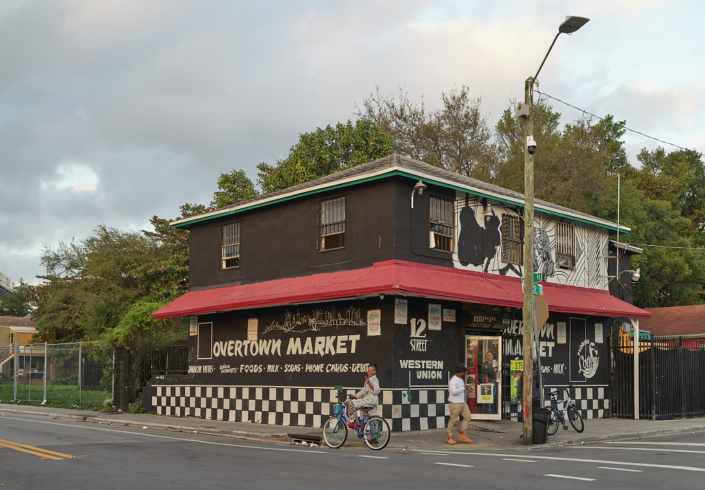 Overtown today — the neighborhood where the parish was born.